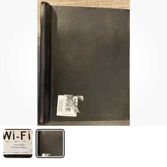 Better Homes & Gardens Ceramic 9 x 1.5"x 7" Tabletop Wifi Password Sign, Guest - Picture 2 of 2